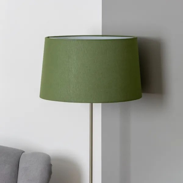 Brilagi - LED stojacia lampa CERIA 1xE27/40W/230V pr. 45 cm zelená/matný chróm