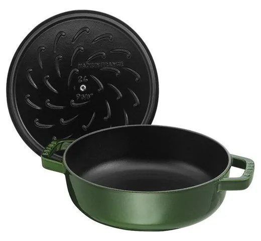 Staub Kastról STAUB so samopodlievacou pokrievkou 28 cm zelený 3,7l