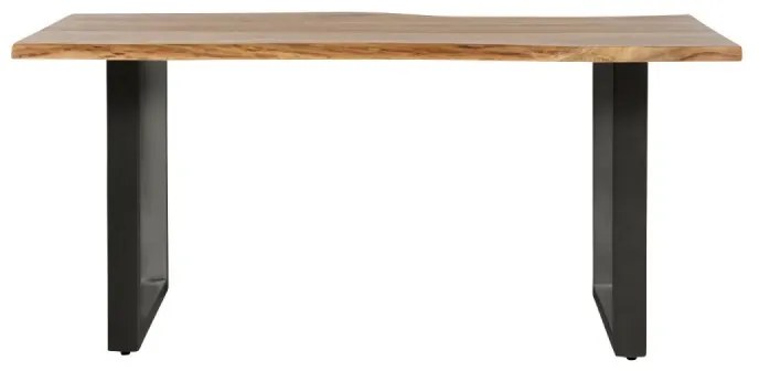 furniture-nabytek.cz - Jídelní stůl Bullwer akácie černá 200x100 cm