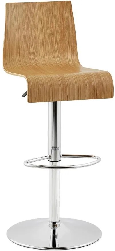 Moderná barová stolička Cameron drevená