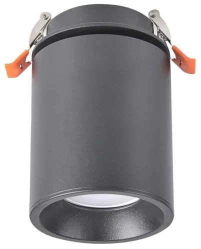 Podhľadové bodové svietidlo HARON 1xGU10/10W/230V čierna