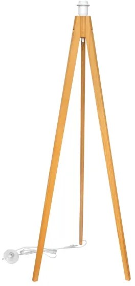 Stojacia lampa HELEN 1xE27/15W/230V krémová/zlatá/dub