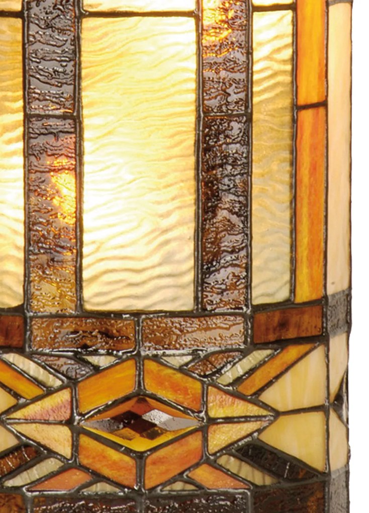 Tiffany lampa nástenná 20*11*36