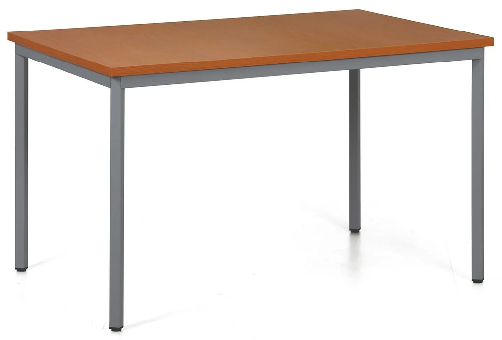 Jedálenský stôl TRIVIA, tmavo sivá podnož, 1200 x 800 mm, čerešňa