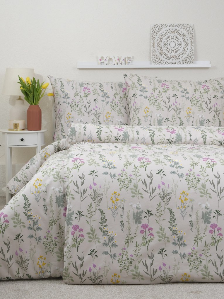 Bavlnené obliečky Renforcé - Bianca béžová