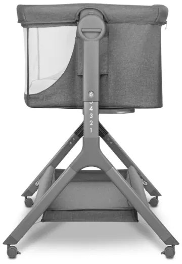 Lionelo - Detská postieľka 3v1 LEONIE PLUS sivá