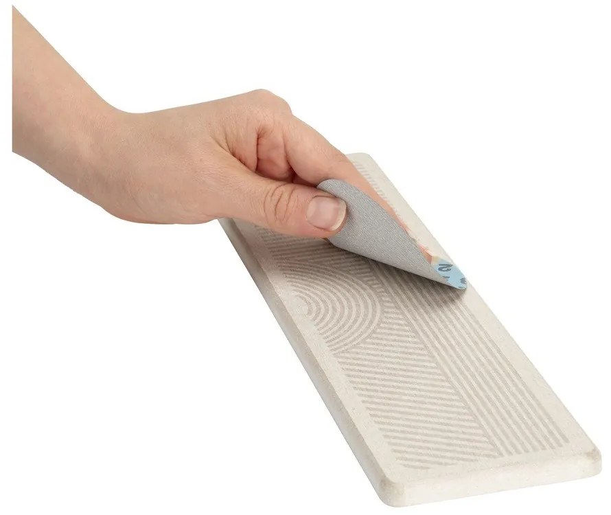 Béžová odkvapkávacia podložka na riad z kremeliny 30x8 cm Damon – Wenko