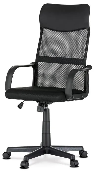 BONTEC Kancelárska stolička, hojdací mechanizmus, čierna sieťovina, KA-L601 BK Farba: Čierna