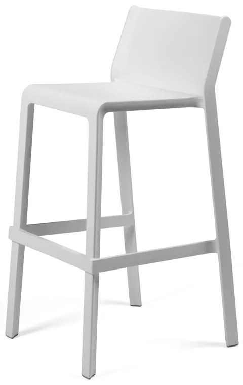 Stima Plastová barová stolička TRILL Vyberte odtieň ->: Bianco - Biela