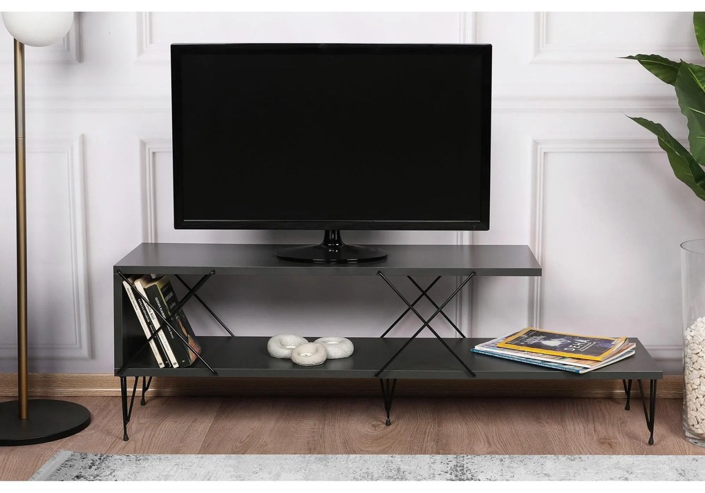 TV skrinka Street - Anthracite