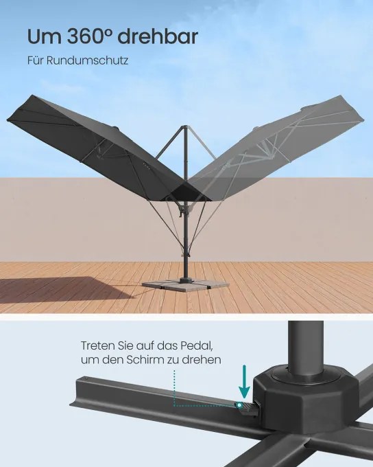 Záhradný slnečník GPU057G02