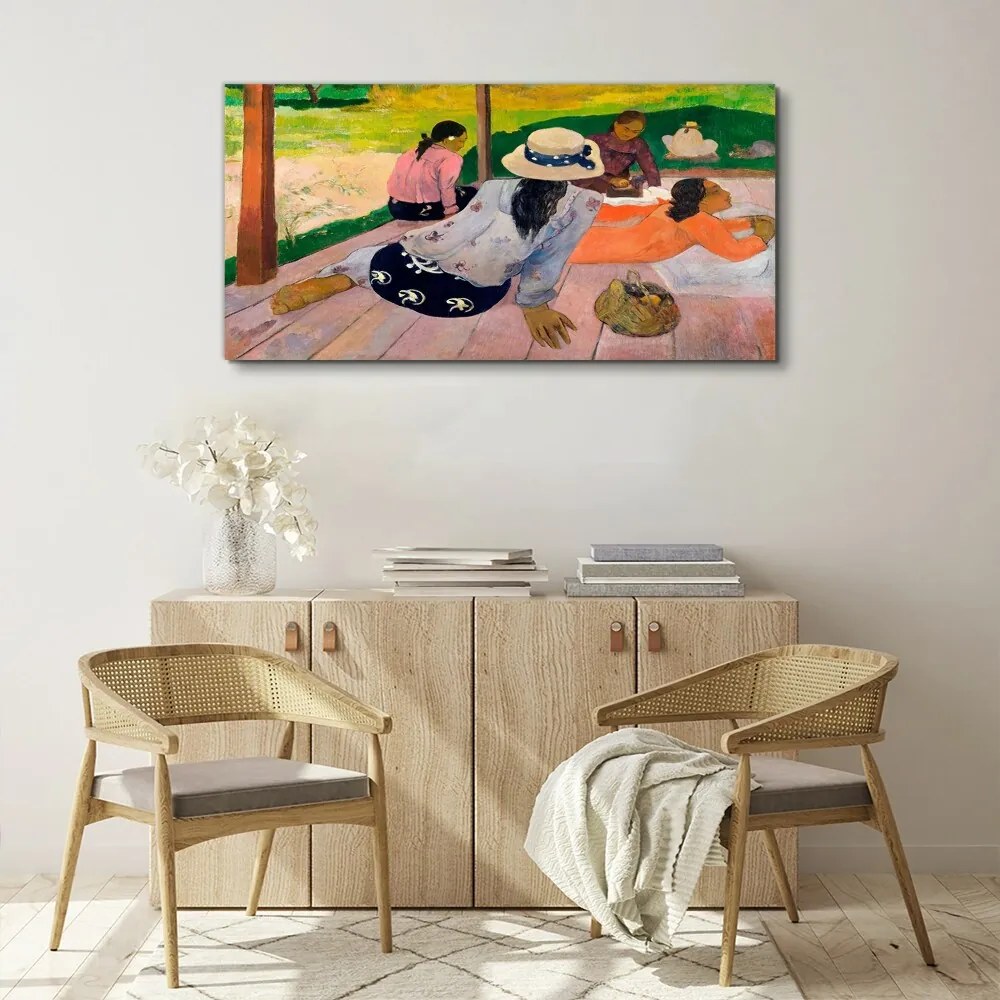 Obraz Canvas Siesta tahiti Paul Gauguin