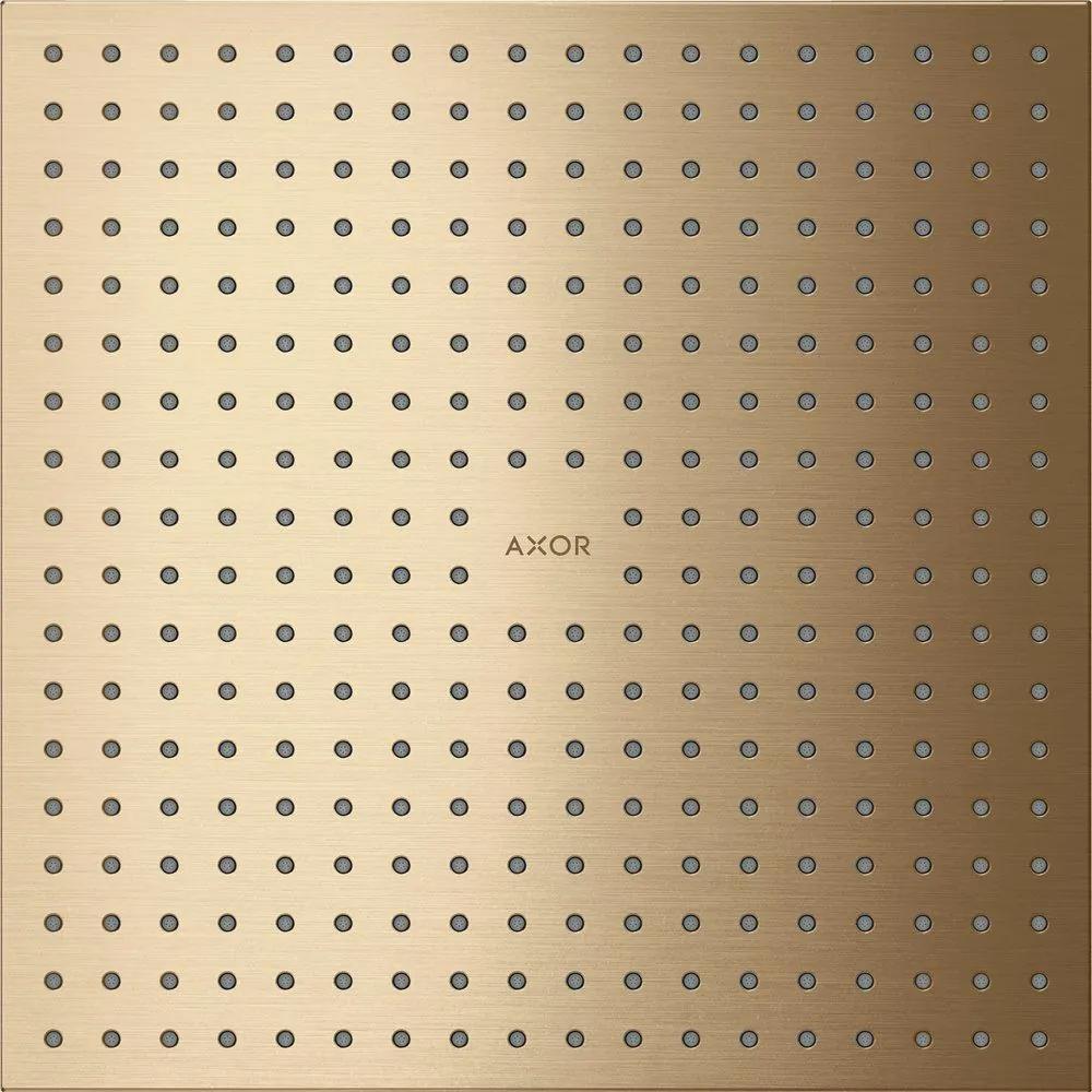 AXOR ShowerSolutions horná sprcha 1jet, 300 x 300 mm, na strop, kartáčovaný bronz, 35317140