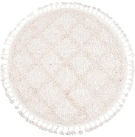 Koberec BERBER 6803 slonia kosť kruh