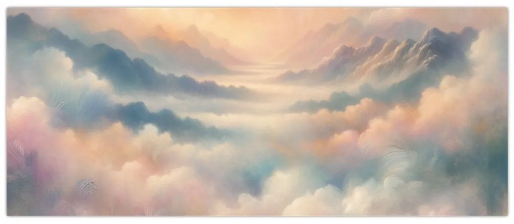 Obraz - Oblaky (120x50 cm)