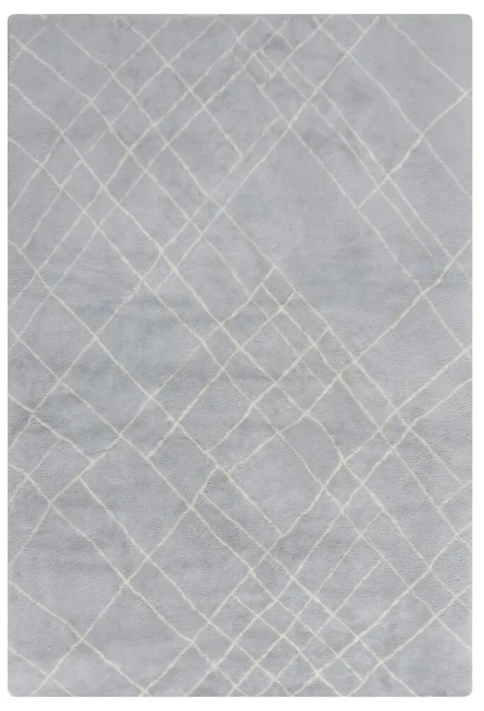 Flair Rugs koberce Kusový koberec Furber Alisha Fur Berber Grey/Ivory - 160x230 cm