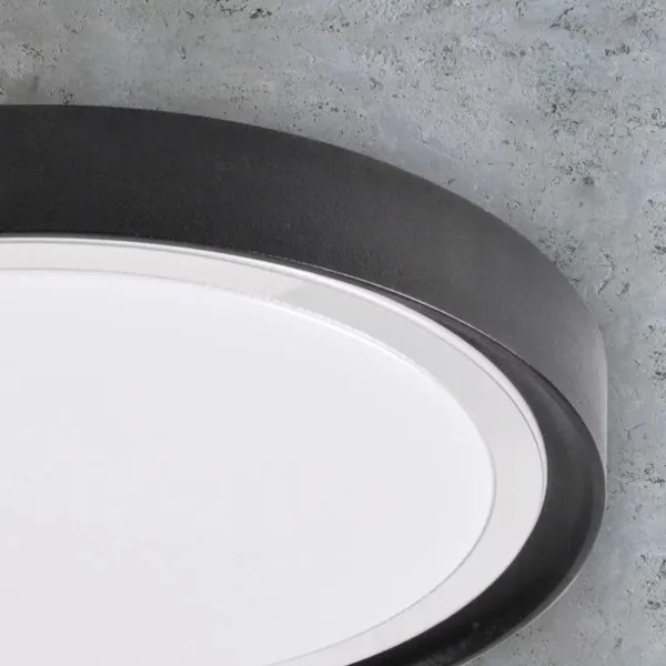 LED Stropné svietidlo PERSE LED/15W/230V čierna