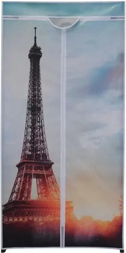 Textilná šatníková skriňa 75 x 160 x 45 cm, Paris