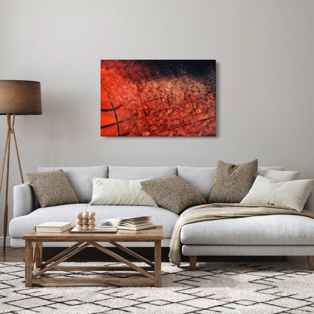 Obraz - Basketbalová lopta (90x60 cm)