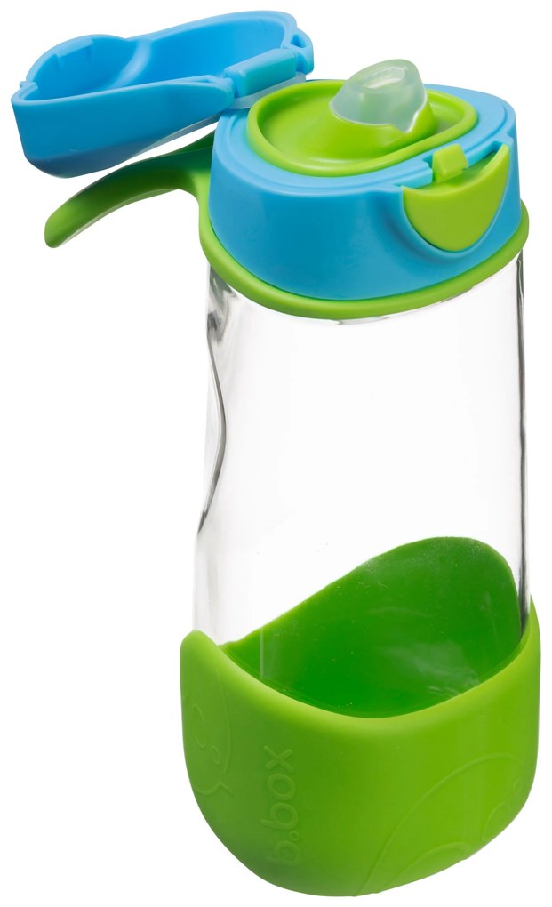 Sport fľaša na pitie 450 ml – modrá/zelená
