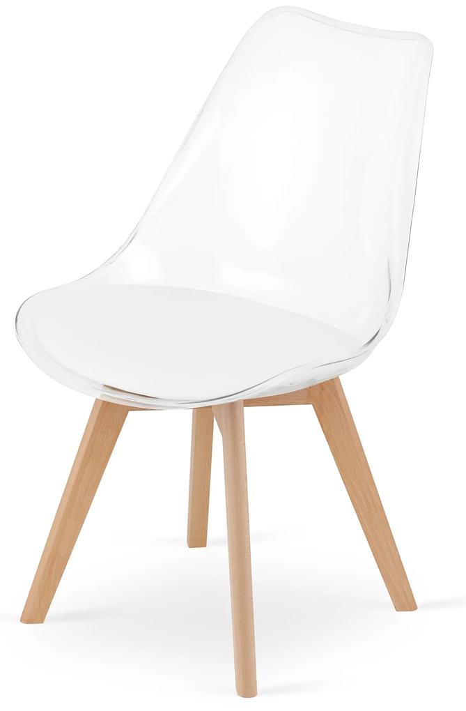 Dekorstudio Dizajnová priesvitná stolička ENZO 007 Počet stoličiek: 2ks