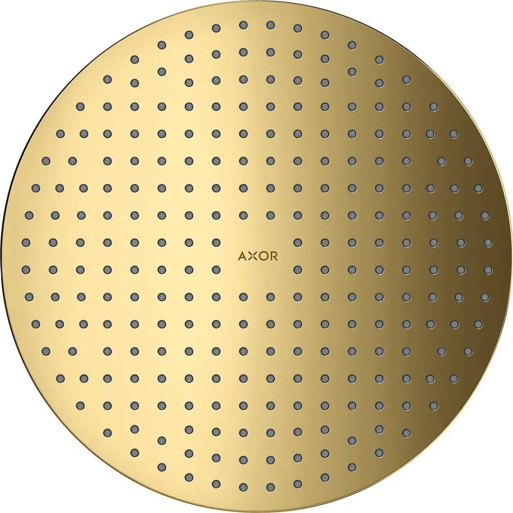 AXOR ShowerSolutions horná sprcha 2jet, priemer 300 mm, na strop, leštený vzhľad zlata, 35305990