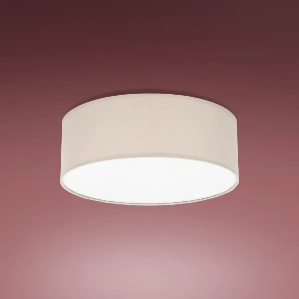 Stropné svietidlo RONDO 4xE27/15W/230V pr. 45 cm béžová