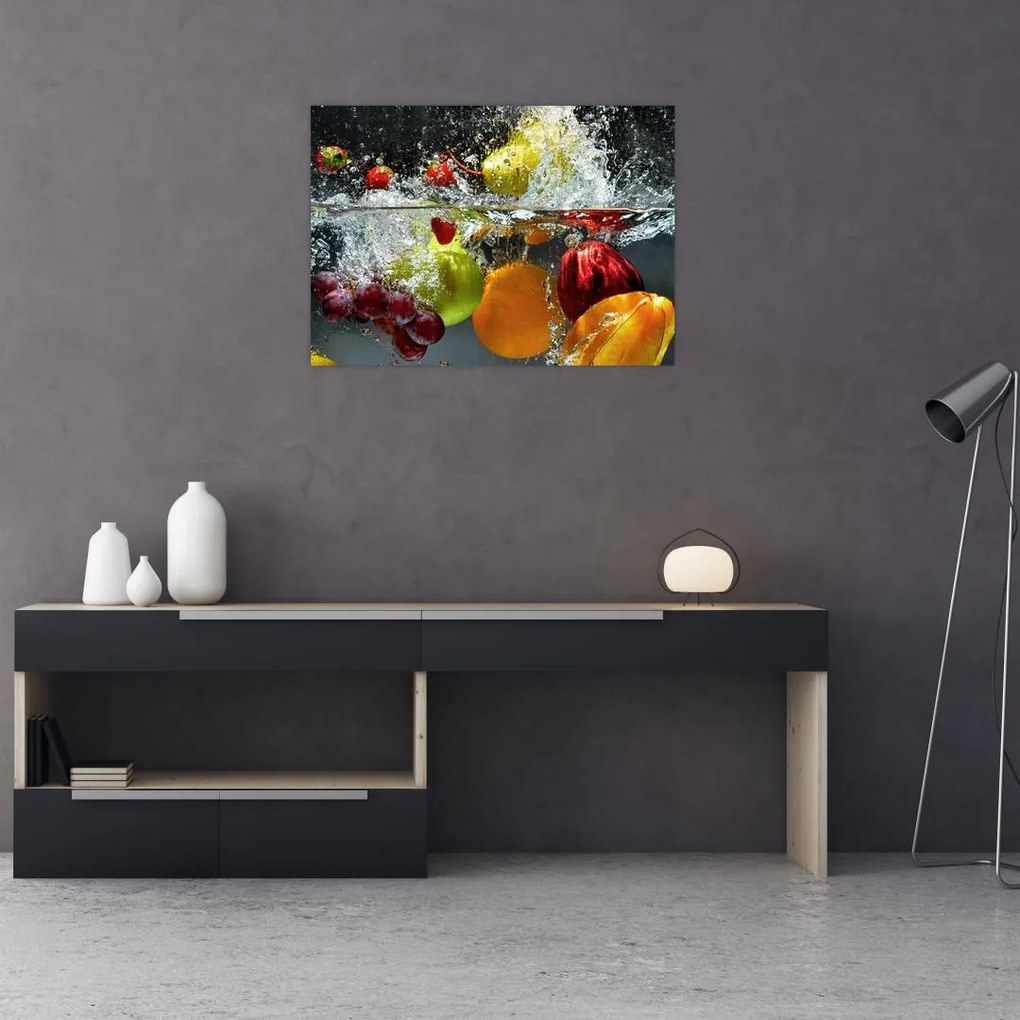 Sklenený obraz - Ovocie (70x50 cm)
