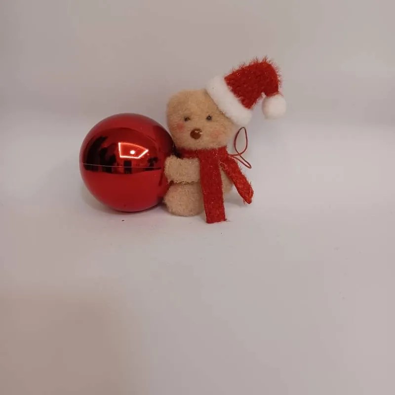 DECOLED Ozdoba s medvídkem, 10 x 6 x 11 cm