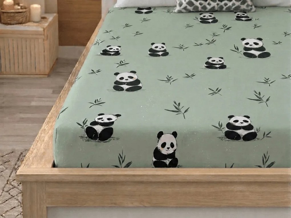 Plachta z mikrovlákna PANDA RELAX mentolová 90x200 cm