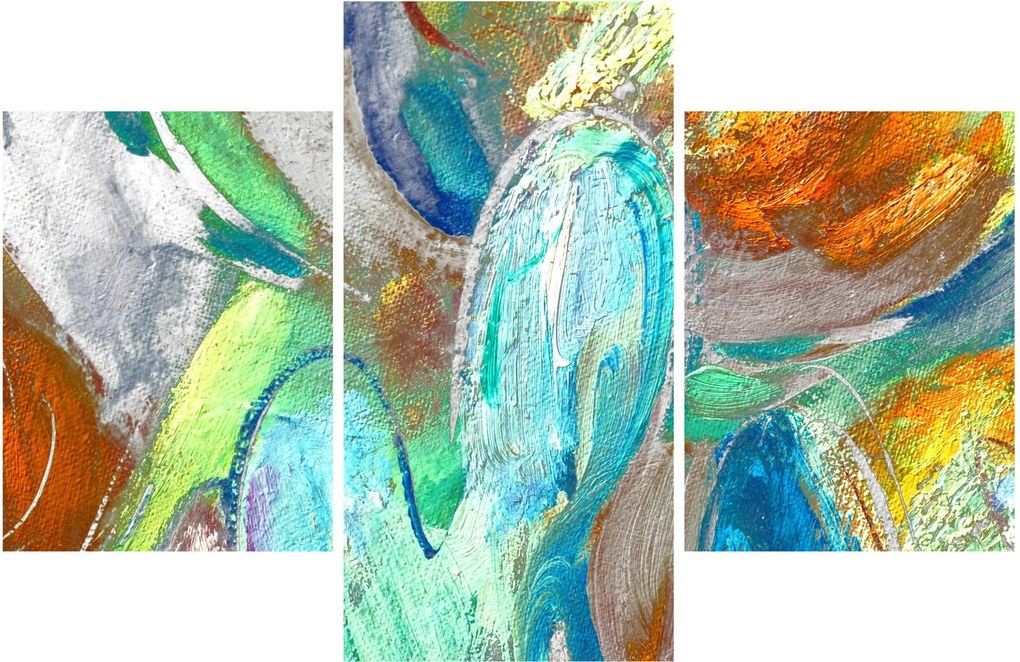 Obraz - Farebná abstrakcia (90x60 cm)