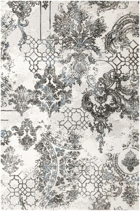 Koberec Argent 14721 U11 ornament modrý / krémový / sivý