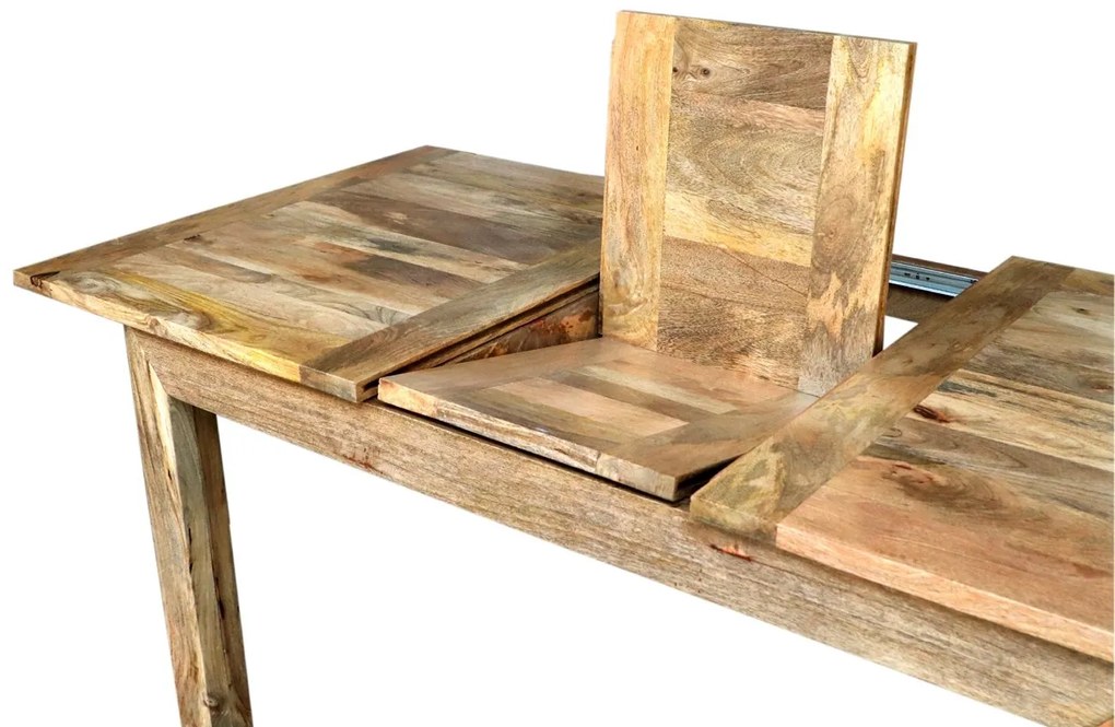 furniture-nabytek.cz - Rozkládací kuchyňský stůl z dřeva mango 140/180x90