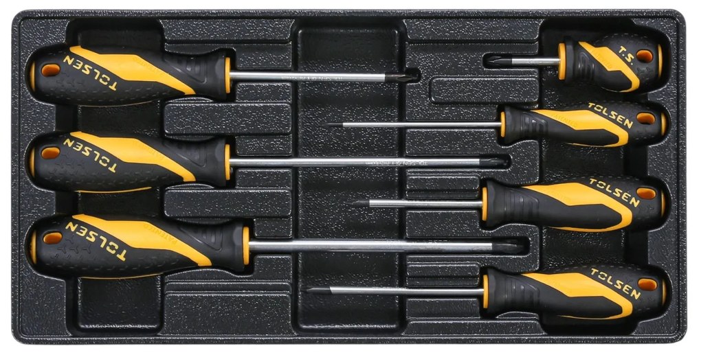 Tolsen Pojazdný dielenský vozík na náradie, vrátane 189 náradia, 7 zásuviek