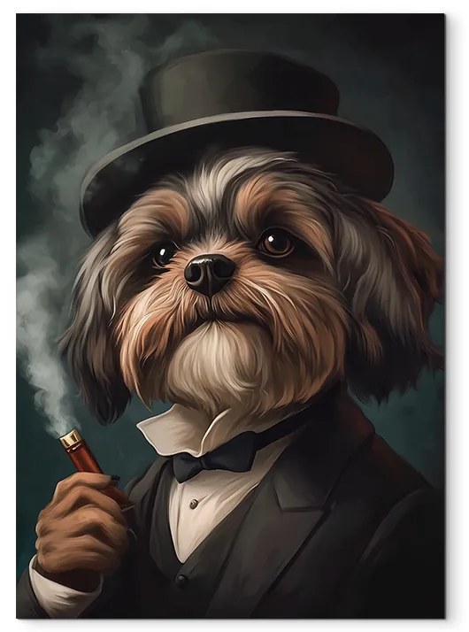 drevko | Obraz Pán Shih Tzu v klobúku