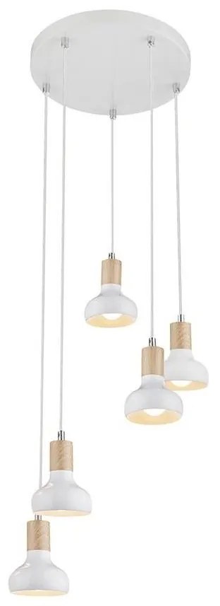 Luster na lanku PUERTO 5xE14/40W/230V