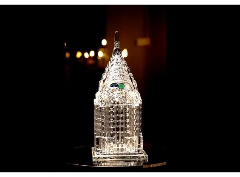 CRYSTALITE BOHEMIA KRIŠTÁĽOVÁ MISKA BOHEMIA EMPIRE STATE 30CM