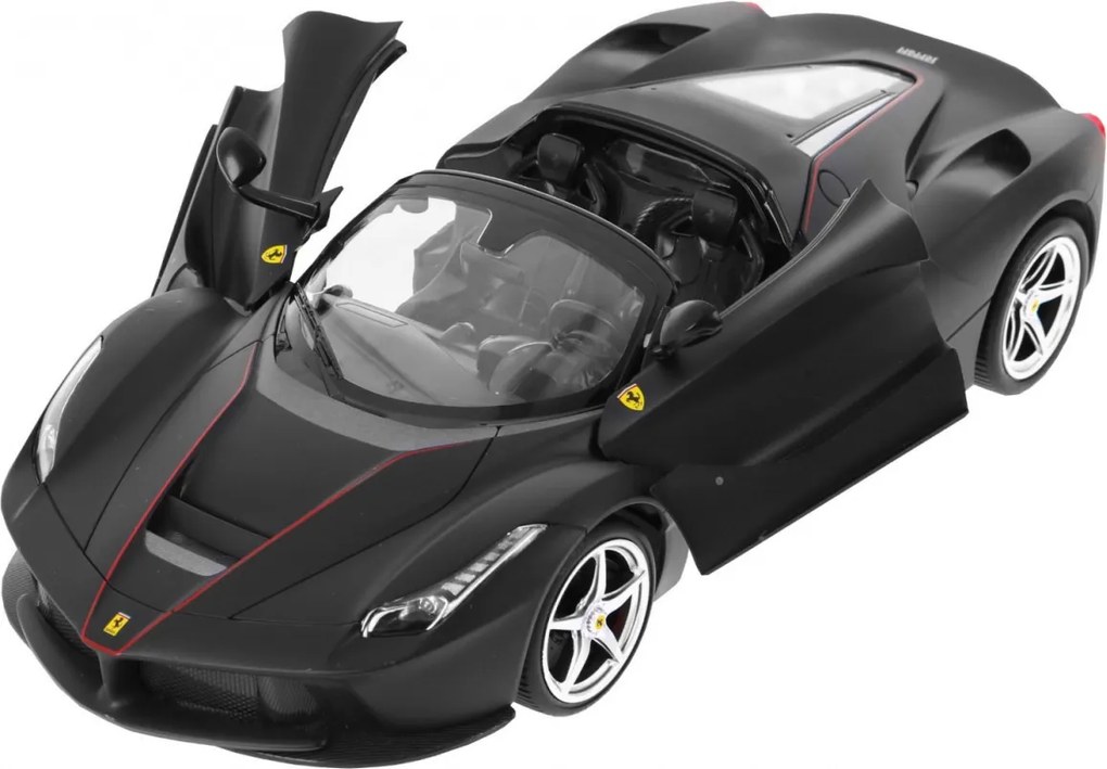 Ferrari LaFerrari Aperta čierna RASTAR 1:14 model auta na diaľkové ovládanie + 2,4 GHz diaľkové ovládanie
