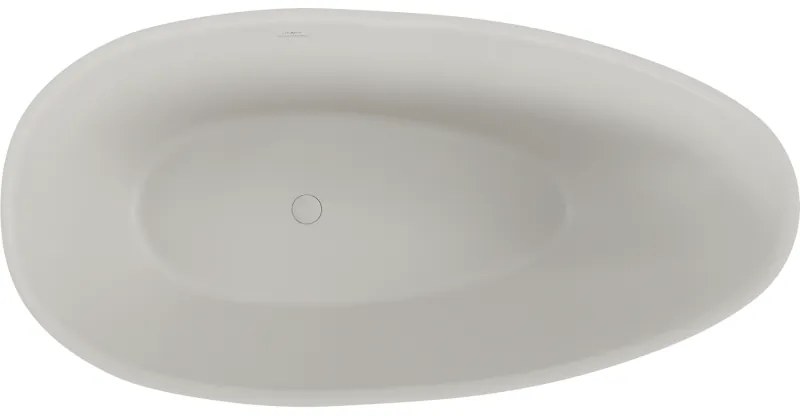 Mexen Milano, voľne stojaca vaňa z konglomerátu 170 x 86 cm, betónová matná, 57301708561