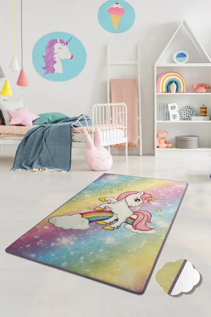 Detský koberec Unicorn 140x190 cm viacfarebný