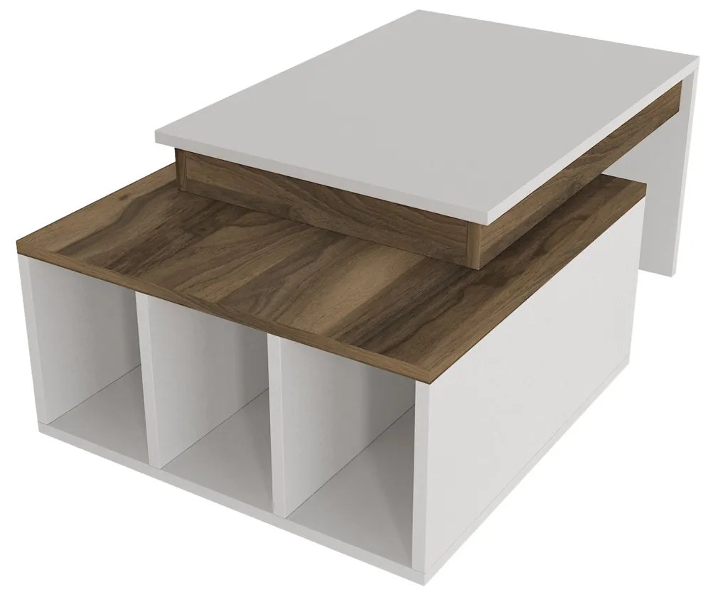 Konferenčný stolík Kolarado White Walnut