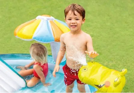 Sammer Detské nafukovacie ihrisko Intex Gator Play Center 201 × 170 × 84 cm 8050310
