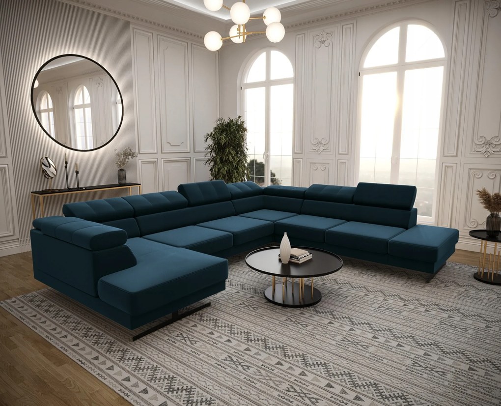 Meble Górecki Rohová sedačka do obývačky Emporio Max II Glamour Górecki