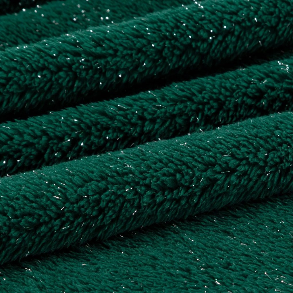 DEKA Z MIKROFLANELU BLINK 150X200 CM TMAVOZELENÁ