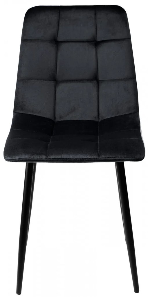 Čalúnená designová stolička ForChair čierna