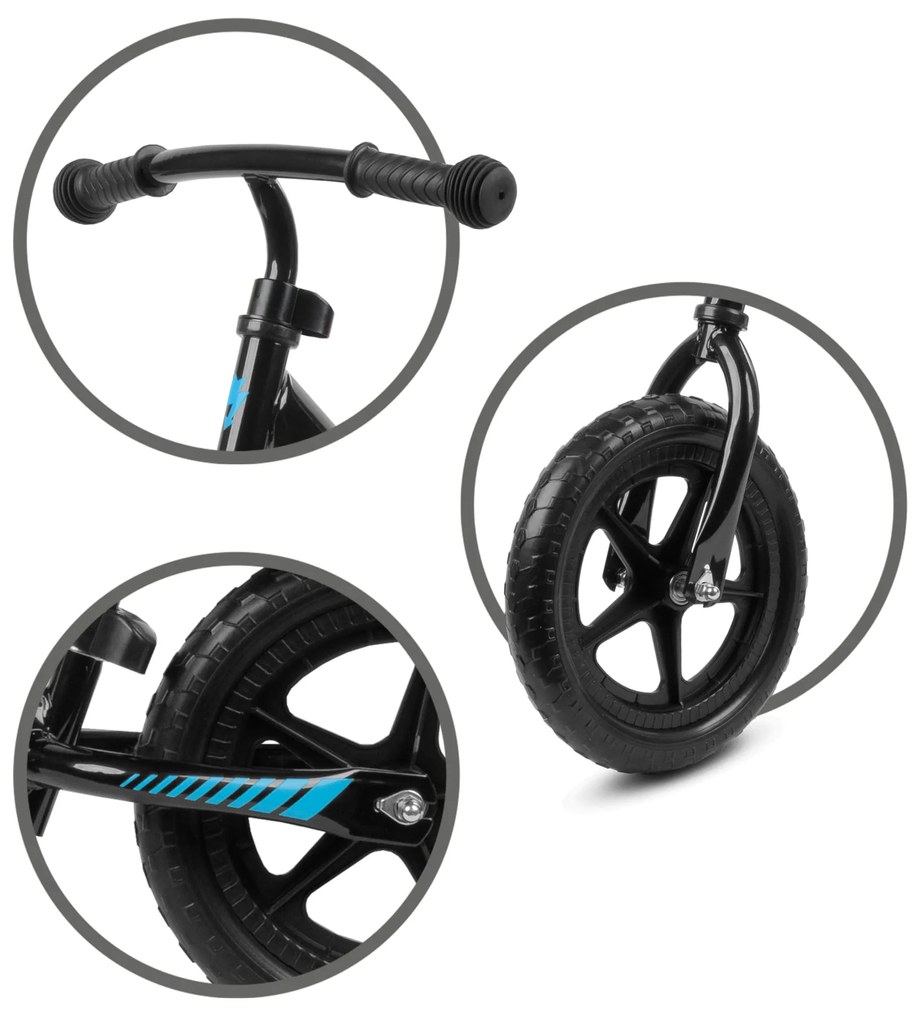 Cykloodrážadlo REBEL Black