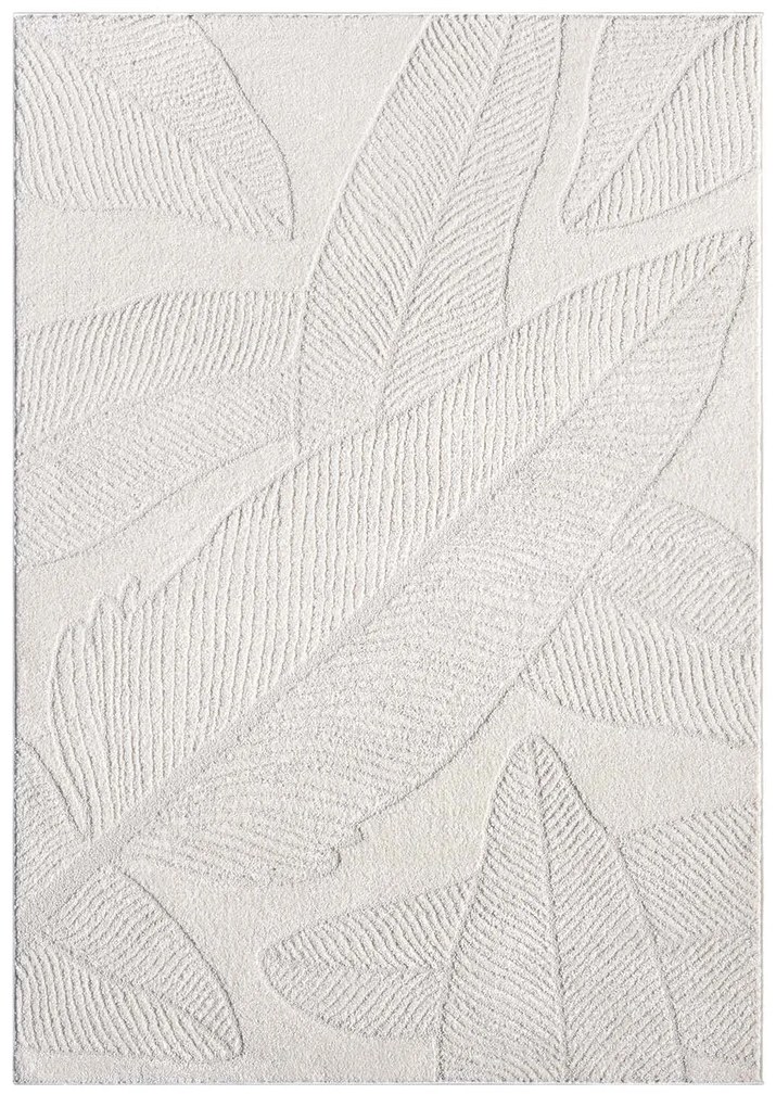 Dekorstudio Moderný koberec LOUNGE 0629 - krémový Rozmer koberca: 80x150cm