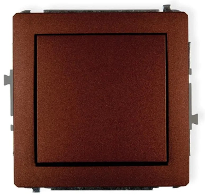 Vypínač jednopólový hnedý D DWP-1