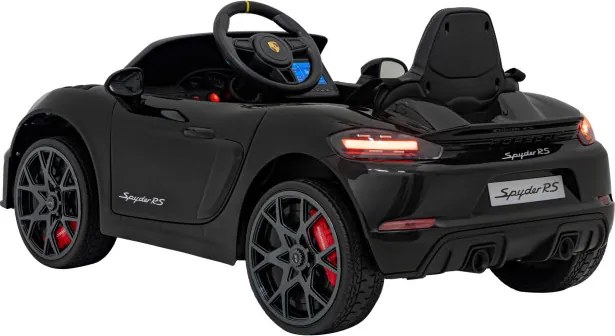 Elektrické autíčko Porsche Spyder RS 718 MP4 čierne