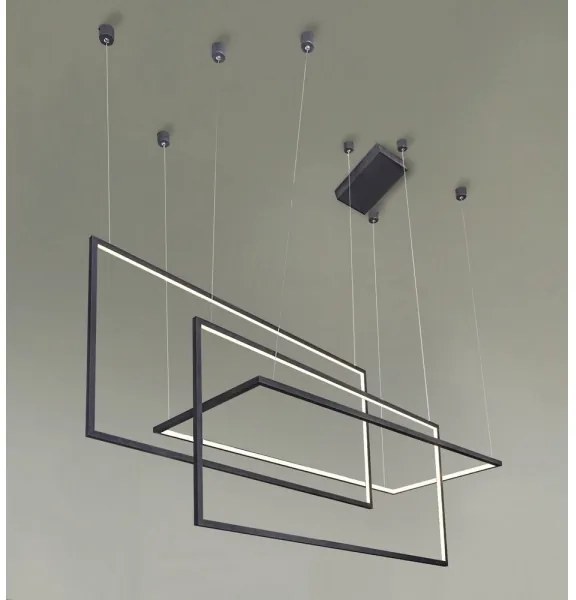 Azzardo AZ2914 - LED Stmievateľný luster na lanku METRIC LED/135W/230V